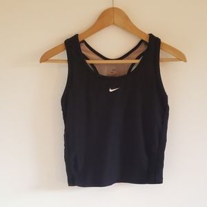 Nike Dri-Fit Black Crop Top